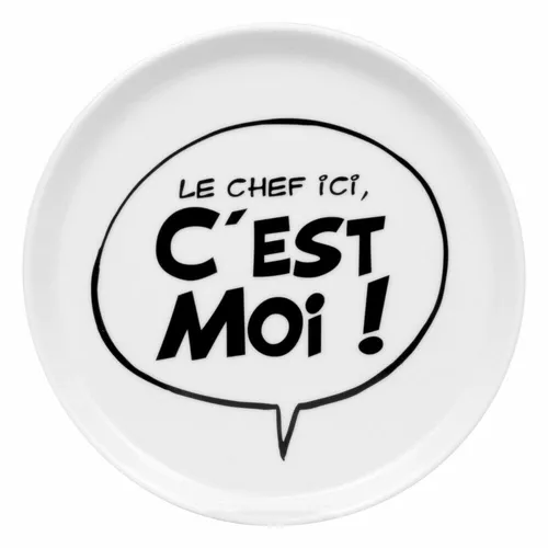 Könitz Teller Coup Asterix - Le chef ici cest moi, Porzellan, Bunt, 20 cm