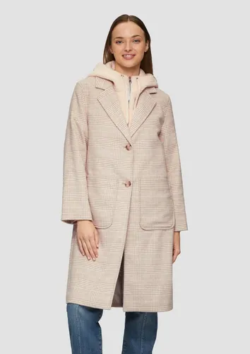s.Oliver Funktionsmantel mit herausnehmbarem Teddy-Einsatz - Funktionsjacke in Beige, ideal für wechselhaftes Wetter mit einem herausnehmbaren Teddy-Futter für zusätzlichen Komfort und Wärme.