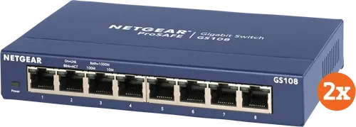 Produktbild Netgear GS108 2er-Pack