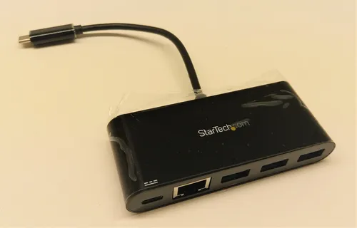 Startech 3-Port USB 3.0 Hub mit GbE und PD - USB-Kabel, -Hubs & -Adapter, bietet schnelle Datenübertragung und Power Delivery für effizientes Arbeiten.