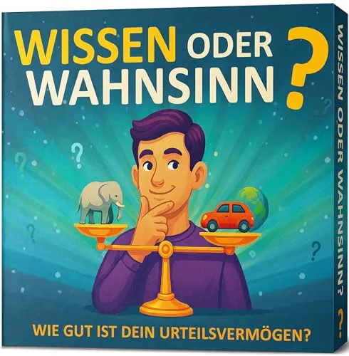 Wissen oder Wahnsinn – Geniales Ratespiel für Erwachsene & Teenager