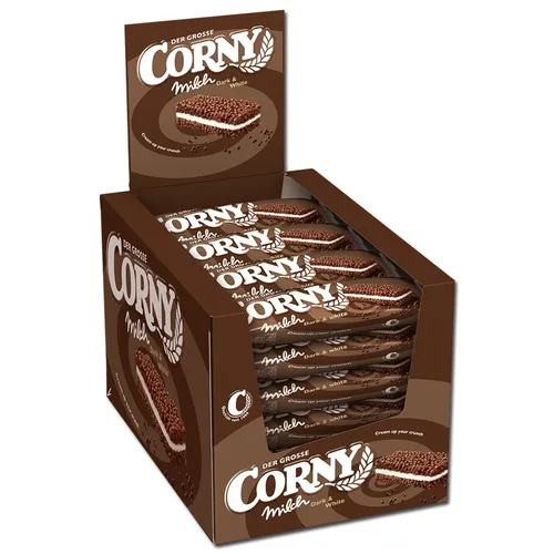  Corny Milch Dark & White 24 Riegel je 40g 15,04€/1kg