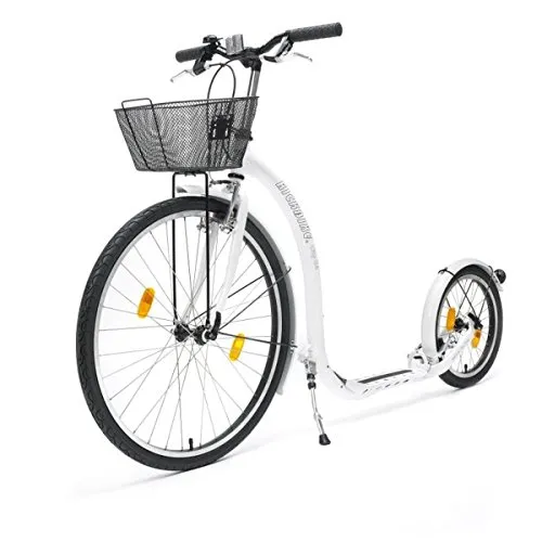 Kickbike City G4 White + Basket in weiß von Kickbike
