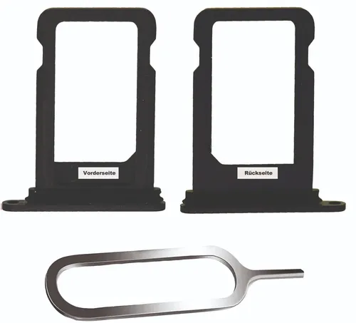 iPHONE 12 MINI SIM KARTEN HALTER TRAY ADAPTER FACH SLOT CARD NADEL SCHWARZ