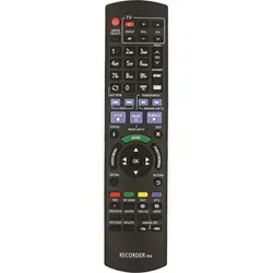 Ersatz Fernbedienung IR6 für Panasonic DMR-BCT855EG / DMR-BCT945 / DMR-BCT950EG - Schwarz