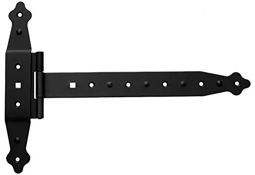 Kreuzgehänge T-Scharniere T-Bänder 287 mm Platte 235 mm Halbschwere Schwarz