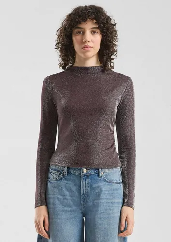 QS Glitzershirt – Elegantes Shirt mit Metallic-Detail