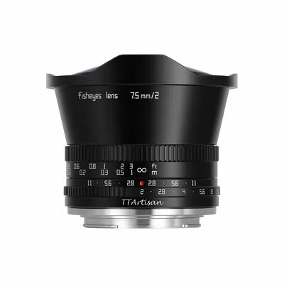 TT Artisan 7.5mm F2.0 Fisheye Objektiv für Fuji X Mount - Ultra-Weitwinkelobjektiv mit 180° Bildwinkel und großer Blende von F2.0 für kreative Aufnahmen bei schwierigen Lichtverhältnissen.
