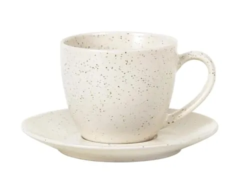 Broste copenhagen Nordic Vanilla Cup with saucer
