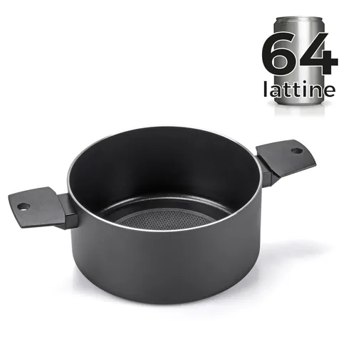 Moneta 0005550724 Kochtopf Rund 24 cm - Aluminium Kochtopf mit hervorragender Wärmeleitfähigkeit, ideal für gleichmäßiges Kochen und Braten in der Küche.