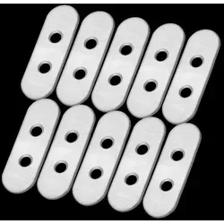 HOOZ Flachverbinder 10er Set Holzverbinder aus Edelstahl mit der Größe 160 mm, verzinkt, (Set) silberfarben 160 mm