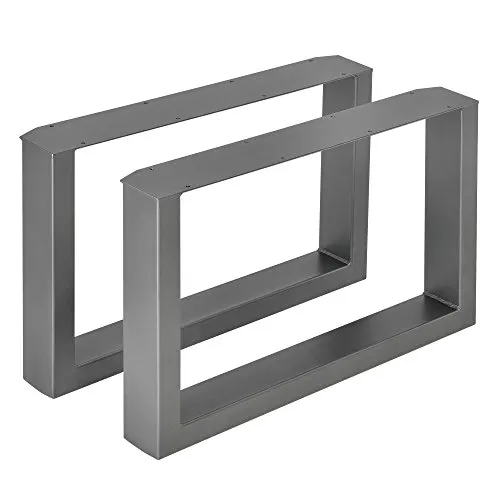 [en.casa] Couchtischgestell Makers 2er-Set - Möbelfüße aus pulverbeschichtetem Stahl für individuelle Möbelprojekte, langlebig und pflegeleicht, inklusive Montagematerial für einfache Installation.