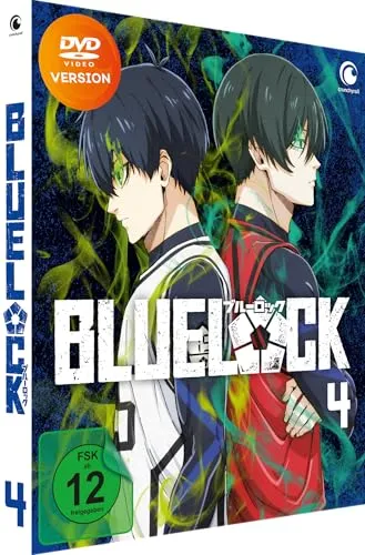 Blue Lock - Staffel 1 - Part 2 - Vol.4 - [DVD] - Anime-Film über Fußball und Konkurrenz, freigegeben ab 12 Jahren, ideal für Fans spannender Sportgeschichten.