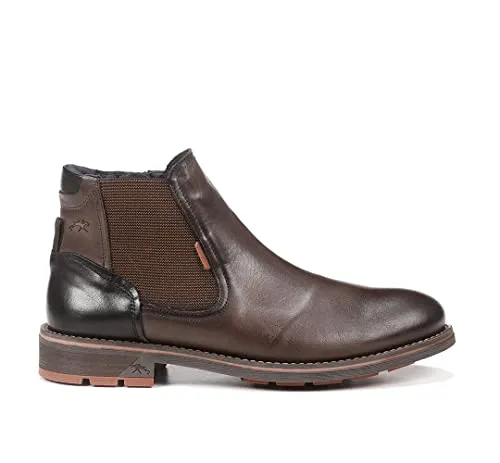 Fluchos Herrenstiefel TERRY in Braun, Größe 43 - Herren-Slipper aus hochwertigem Leder, bequem und stilvoll für jeden Anlass. Ideal für modebewusste Männer, die Wert auf Qualität legen.