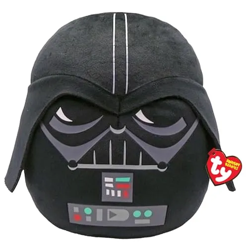 TY Darth Vader Disney Star Wars Squish-A-Boos 14 Inches, Licensed Beanie Baby Soft Plush Toy, Collectible Cuddly Stuffed Teddy