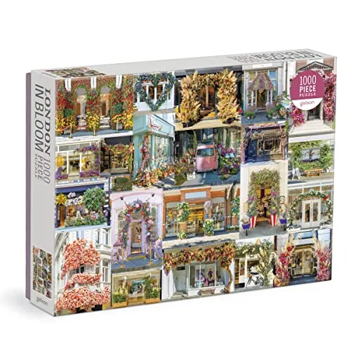 Chronicle Books Puzzle London in voller Blüte, Puzzleteile