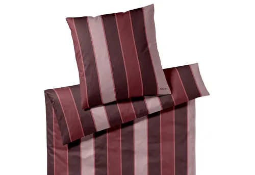 JOOP! Bettwäsche Stripes, Mako Satin, 1 teilig in rot von JOOP!