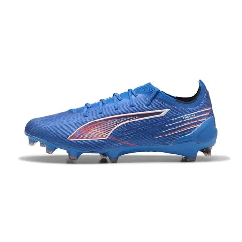 Puma ULTRA 6 ULTIMATE FG - Blau - Fußballschuhe für explosive Sprints und maximale Dynamik. Ultraleichtes ULTRAWEAVE-Obermaterial und Dual-Density SPEEDPLATE sorgen für Top-Speed auf festen Naturrasen.