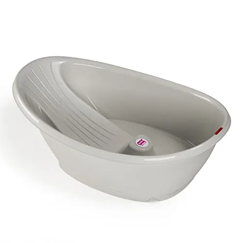 OKBABY Bella - Die gemütliche Badewanne für Neugeborene und Babys von 0-12 Monate - Grau