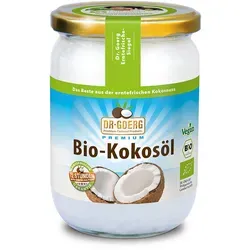 Dr. Goerg Bio Kokosöl 500ml -35% MHD - Speiseöl, kaltgepresst und in Premium Qualität, ideal für gesunde Küche und Veganer. Bio-zertifiziert mit deutschem und EU-Bio-Siegel.