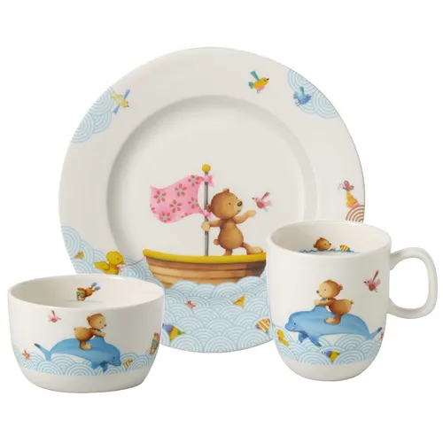 Villeroy & Boch Kindergeschirr-Set Happy as a Bear in weiß von Villeroy & Boch