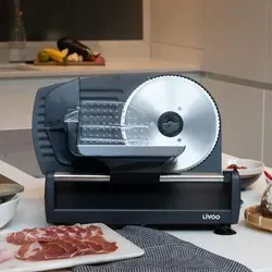 Livoo Allesschneider 150W 19cm schwarz in schwarz von LIVOO