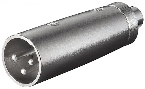 XLR-Adapter, XLR-Stecker (3-Pin) - Cinch-Buchse