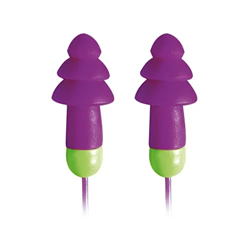 Moldex Wiederverwendbare Gehörschutzstöpsel Rockets Cord, ein Paar im PocketPak SNR 30 dB 50 Stk