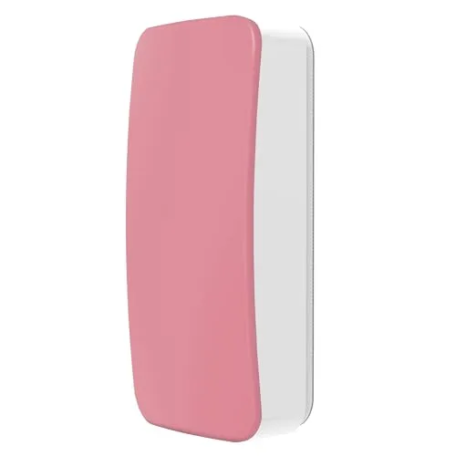 WallDeca Whiteboard Schwamm Magnetisch, Radiergummi mit Filzunterseite, ergonomischer Reiniger, Whiteboard Cleaner, stark haftend, für Smartboard, Klassenzimmer, Büro, Zuhause, Rosa