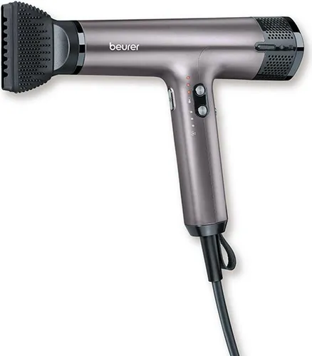 beurer Haartrockner HC 100 Excellence - 4 Temperatur- und Gebläsestufen, Ionenfunktion für geschmeidiges Haar und ergonomisches Design