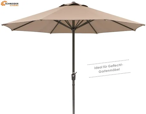 Schneider Kurbelschirm Korsika 320cm aus Alu/Stahl von Schneider Schirme