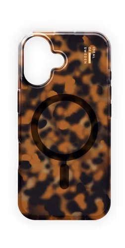 iDeal of Sweden Cover für Apple iPhone 16 - Braun - Standard Handyhüllen mit MagSafe-Funktion, schützend und stilvoll im Tortoise-Design.