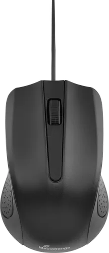 MR OS210 - Maus (Mouse), Kabel, USB, schwarz