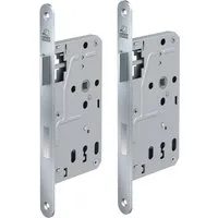 BASI Zimmertürschloss ES 927 BB - Universelles 2er Set für DIN Rechts/Links - Zuverlässiges Einsteckschloss für Zimmertüren, ideal für Wohnräume und Büros. Universelle Einsetzbarkeit dank umlegbarem Fallenkopf. Hochwertige Materialien sorgen für einfache Montage und moderne Optik.