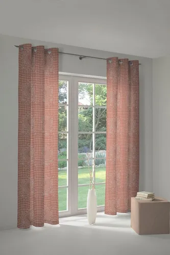 Wirth Vorhang Stuben (1 St), Ösen, blickdicht, Jacquard