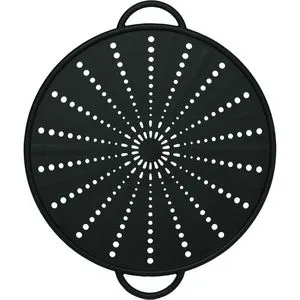 Emsa Spritzschutz Smart Kitchen 514561, Ø 31cm, Silikon anthrazit, 6 in 1, für Pfannen