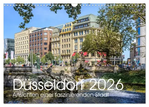 Tobias Wobisch | Düsseldorf Kalender 2025 - Kalender mit faszinierenden Ansichten der Landeshauptstadt Düsseldorf, ideal für Kunst- und Reisefans, 14 Seiten im hochwertigen Format von Calvendo.