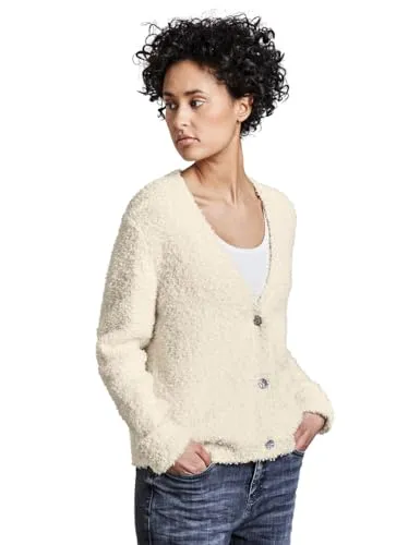 Cardigan STREET ONE Damen, Gr. 44, beige von Street One