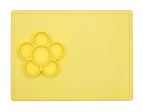 Platzset – rutschfester Teller, Play, matt, Zitrone EZPZ