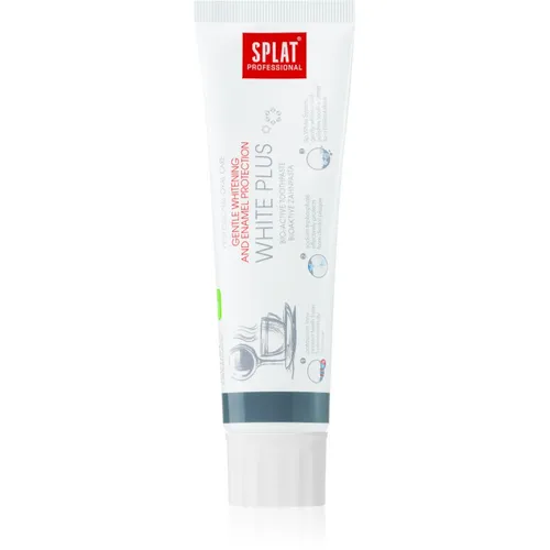 SPLAT Professional White Plus Zahnpasta 100 ml - Zahnpasten mit bioaktiven Whitening-Eigenschaften für ein strahlend weißes Lächeln und gesunde Zähne.