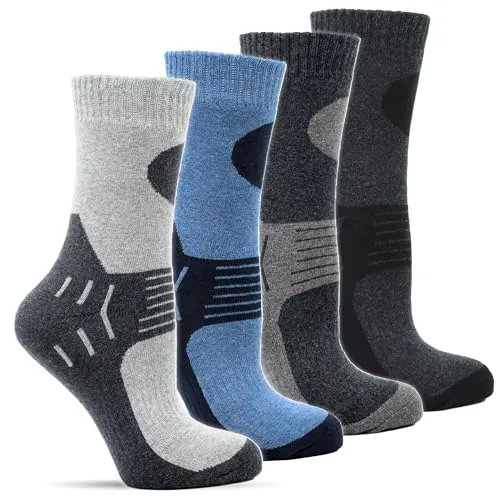 Frostfighter Herren Thermosocken (6x Paar) Winter Ski Vollfrottee Innenfutter (DE/NL/SE/PL, Numerisch, 35, 38, Regular, Regular)