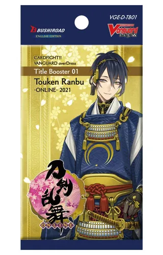 Cardfight!! Vanguard overDress Touken Ranbu Titel Booster Pack 01