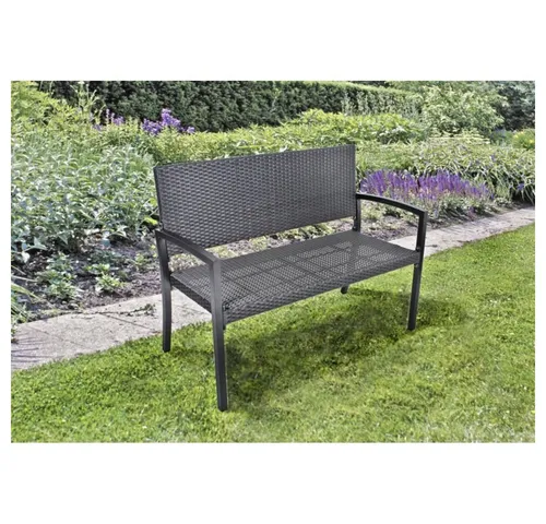 GartenHero Gartenbank 2-Sitzer Gartenbank Parkbank Sitzbank Gartenmöbel Bank Gartenstuhl