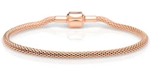 Bering Armband aus Edelstahl - Modell 613-30-210 - Edelstahlarmband in elegantem Roségold mit Milanaisearmband-Design, ideal für stilvolle Akzente.