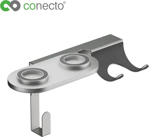 conecto Haartrockner Halter grau-metallic von Conecto