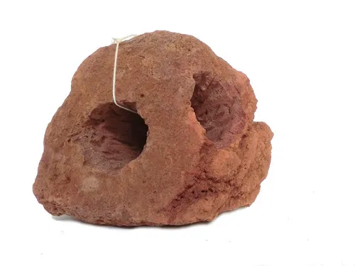 Hobby Aquariendekoration Lavastein mit Loch Naturdekoration 1 Stück