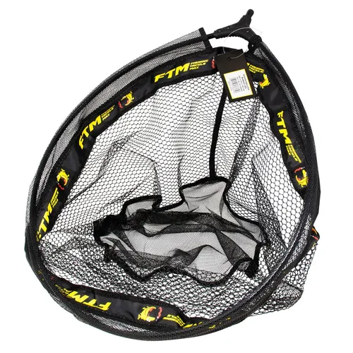 FTM Unterfangkescher Satori Z2 50x43x30cm - Fischschonender Kescher - Dieser gummierte Unterfangkescher mit einer Netzgröße von 50x43x30 cm sorgt für eine schonende Handhabung beim Angeln und ist ideal für den professionellen Einsatz.