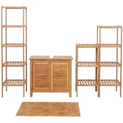 Badezimmerset MCW-B18, Komplett Badezimmer Badmöbel Set von MCW