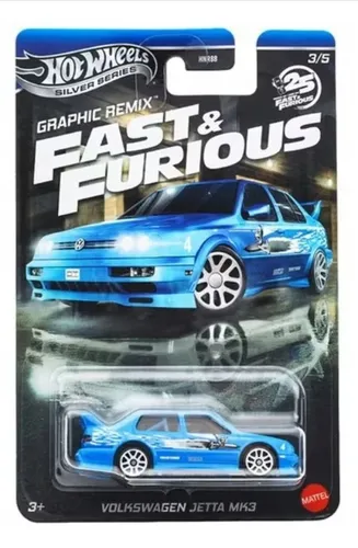 Mattel Hot Wheels Fast&Furious Silver Series VW Jetta MK3 JBY46 NEU OVP