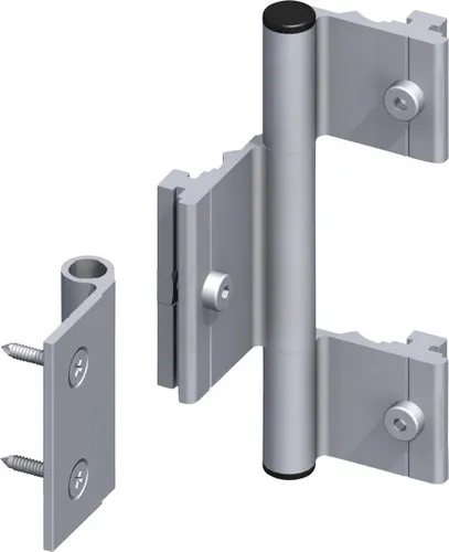 coaxis-Scharnier 115 mm aus Aluminium - robust und vielseitig - Das coaxis-Scharnier 115 mm aus Aluminium ist leicht, langlebig und ideal für verschiedene Anwendungen. Perfekt für stabile Verbindungen und einfache Montage.
